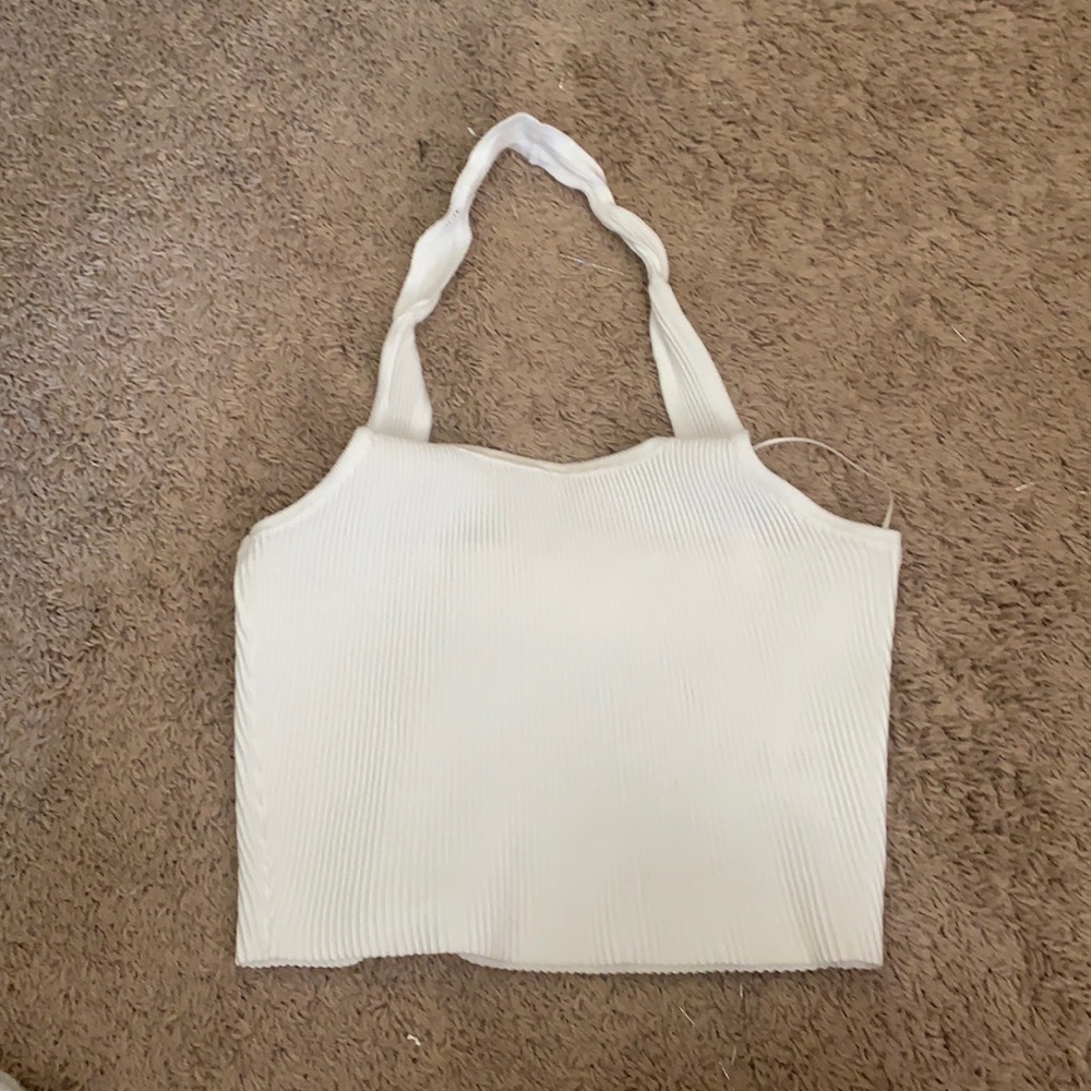 Ribbed Halter Top